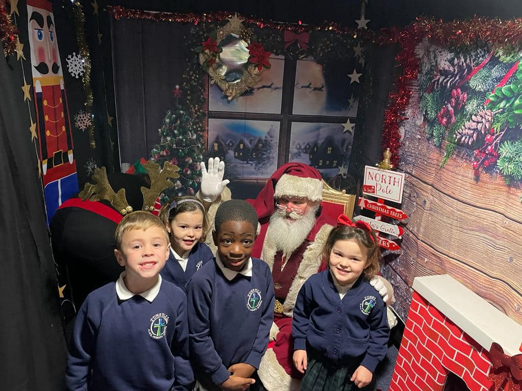 Santa Tunstall school Grotto Maidstone.